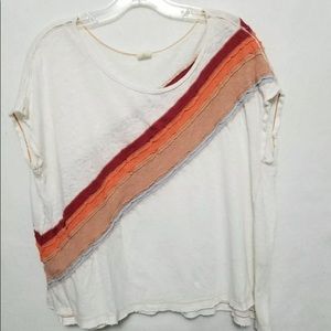 We the Free Free People Colorblock Thien Tee M